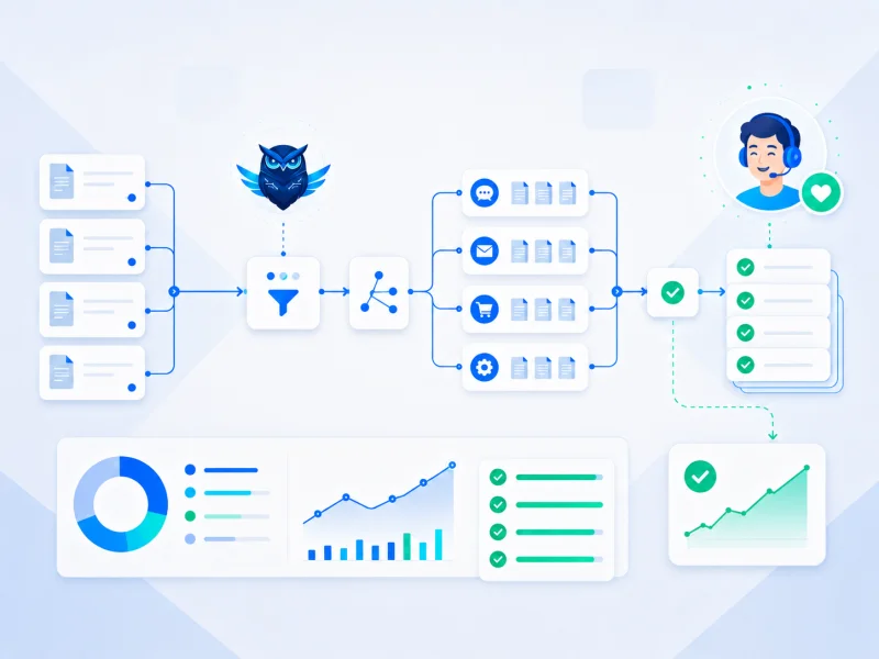 Ilustrasi deliverables AI Customer Support Agent yang dibangun Ventera AI