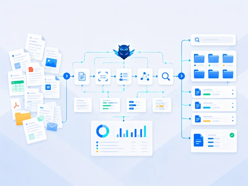 Ilustrasi deliverables AI Document Processing yang dibangun Ventera AI