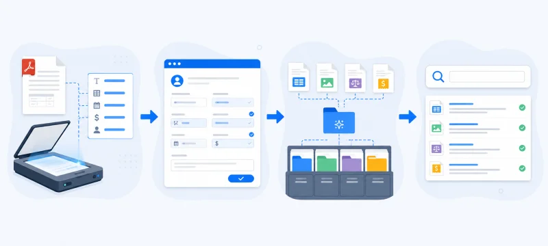 Contoh penggunaan nyata AI Document Processing di berbagai industri bisnis Indonesia
