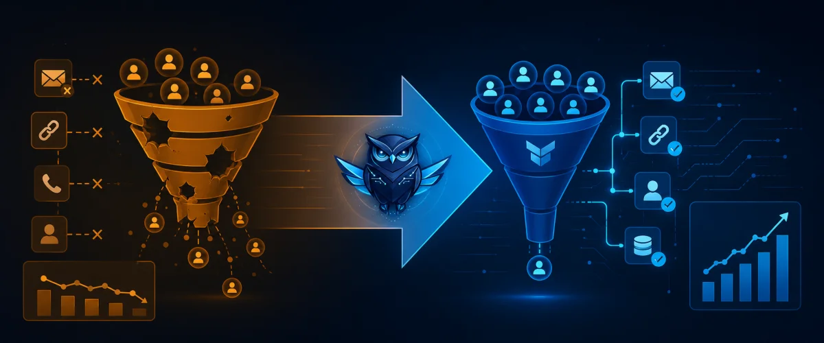 Perbandingan workflow sebelum dan sesudah implementasi AI Sales Automation oleh Ventera AI